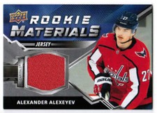 20/21 2020 UD SERIES 2 HOCKEY ROOKIE MATERIALS JERSEY CARDS (RM-XX) U-Pick List