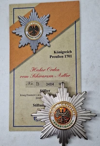 Hoher Orden vom schwarzen Adler Königreich Preußen1701 Göde Sammlungsanfertigung - Bild 1 von 1