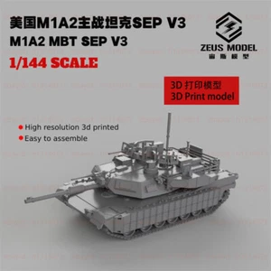 Tanque de batalla principal M1A2 del ejército de Estados Unidos impreso en 3D 1/72/144 SEP V3 - Imagen 1 de 1