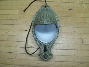 Vintage RR Railroad Pullman Train Car Coach Cast Iron Porcelain Sconce Light - Imagen 1 de 11