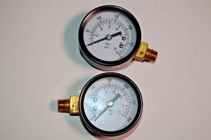 Pressure Gauges Left/Right Mount 2" with 1/4" Connection Set of 2 - Picture 1 of 1
