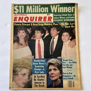 Vintage Enquirer Tabloid Magazine 1984 Princess Diana Victoria Principal Reagan - Picture 1 of 2