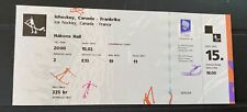 LILLEHAMMER 1994  - OLYMPIC TICKET ICEHOCKEY Canada - France mint condition 