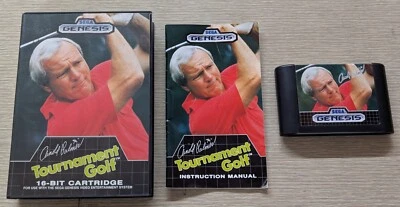 1989 Arnold Palmer Tournament Golf Sega Genesis, CIB, Good Condition  - Image 1 of 4