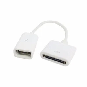 Cable Convertidor Carga iPod 15cm Acoplamiento 30pin Hembra a USB 2.0 Datos - Imagen 1 de 14
