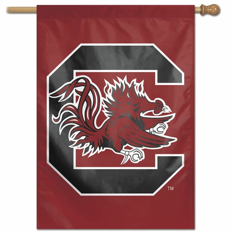 SOUTH CAROLINA GAMECOCKS HOUSE FLAG 28"X40" BANNER NCAA LICENSED Cover