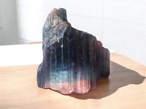 Amazing Dark Blue Tourmaline Rough Gemstone 71 Grams From Africa - Picture 1 of 5