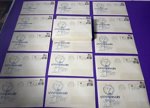 LOT 49 Freedom 7  Spacecover 1971 10th Anniversary 1st US Man in Space Envelope - Picture 1 of 6