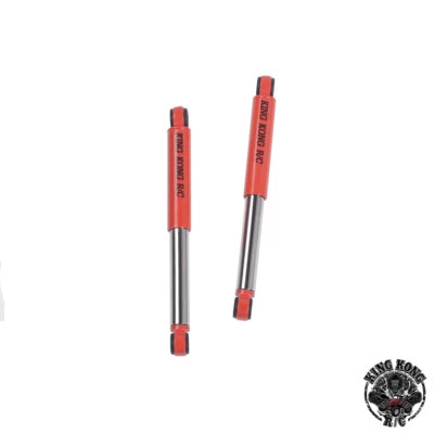 Off-Road Metal Scale Shocks 90mm Red for 1/10 1/12 RC Car Crawler / Tamiya Truck - Image 1 of 4