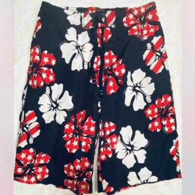 US Polo Assn Hombres Patriótico Trajes de Baño Board Shorts Talla M Foto 1 de 4