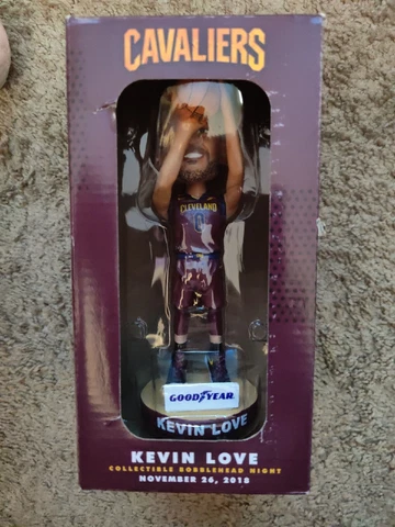 NBA Cleveland Cavaliers #0 Kevin Love Collectible Bobblehead from Nov. 26, 2018 Cover