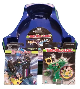BeyBlade "BeyStadium Arena + marksmen grip + Sliding Launcher - Hasbro/Takara - Picture 1 of 14