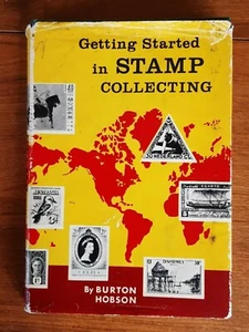 Getting Started In Stamp Collecting By Burton Hobson - 1964 Vintage - UKFreepost - Picture 1 of 5