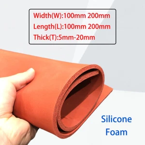 Foma Silicone Sheet Square Sponge Plate High Temp Resistant Shockproof Pads - Picture 1 of 5