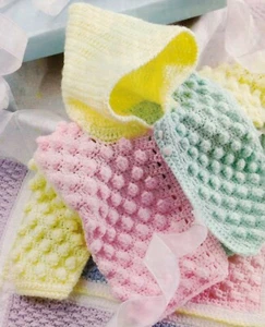ADORABLE Bubble Gum Baby Jacket/Crochet Pattern INSTRUCTIONS ONLY - Picture 1 of 1