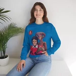Michael Jackson & E.T. Sudadera gráfica | Unisex Heavy Blend™ cuello redondo - Imagen 1 de 43