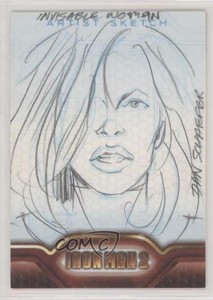 2010 Upper Deck Marvel Iron Man 2 Artist Sketches 1/1 Dan Schaefer Sketch 0tw4