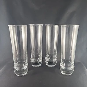 High Ball Glass Clear Glass 8" TALL Set of 4 - Picture 1 of 5