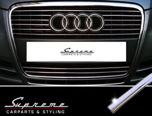 para AUDI A4 B7 8E sedán y Avant - 3M listones decorativos cromo para parrilla del radiador - Imagen 1 de 5