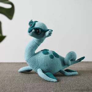 Loch Ness Monsterzeug Tier, Amigurimi Monster, maßgeschneidertes Babyzeug Tier - Bild 1 von 2
