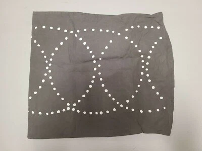 West Elm "Nile Dot Cotton - Charcoal" Euro Sham - Image 1 of 3