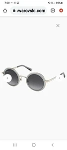 Swarovski Swan signed Moselle Grey sunglasses nib - Picture 1 of 2