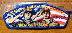 BSA Allegheny Highlands Council 2010 "Friends of Scouting" CSP SA-83 [moww] - Picture 1 of 1