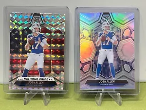 Josh Allen 2024 Mosaico Prizm Lote #22 HOLO & #254 National Pride BUFFALO BILLS - Imagen 1 de 2