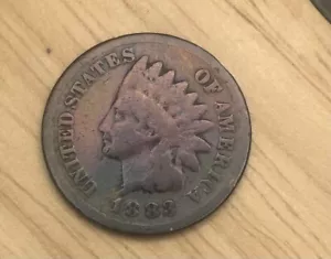 1883 Indian Head Cent, Brilliantly Toned, Reflective Fields - Picture 1 of 2