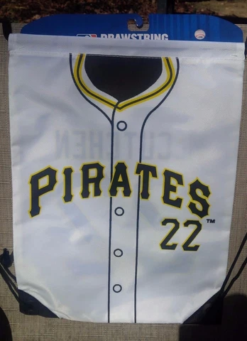 MLB PITTSBURGH PIRATES McCUTCHEN #22 DRAWSTRING BACKPACK LAUNDRY BAG CAMP BEACH Cover