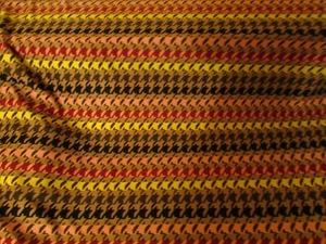 1-yard - 27" POLY LIVERPOOL 2W STRETCH MULTI-COLOR HOUNDSTOOTH PRINT - Picture 1 of 4
