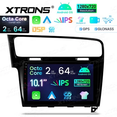 10.1" Android 14 Autoradio Für VW Golf 7 2013-2017 64GB CarPlay GPS IPS CANbus - Bild 1 von 4