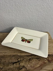 Vassoio portagioie vintage Mary Carol collezione Home Tidbit snack falena piatto gioielli - Foto 1 di 5