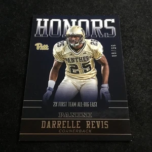 2016 Panini Pitt Panthers Honors Silver #DR-PIT Darrelle Revis HOF #35/99 Pitt - Bild 1 von 4