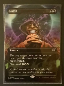 Damn - Borderless Foil - Commander: Duskmourn: House of Horror - Picture 1 of 2