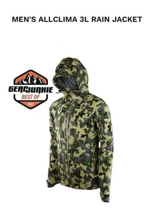 Forloh MEN’S ALLCLIMA 3L RAIN JACKET MEDIUM Hunting Camo Made in USA Deep Cover - Picture 1 of 8