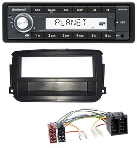 Continental USB MP3 AUX 1DIN Autoradio für Smart ForTwo (451, ab 2010) - Bild 1 von 9