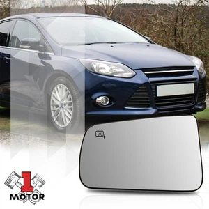 [Left] Driver Side Mirror Glass Lens OE Style with Heated for 08-11 Ford Focus - Picture 1 of 5