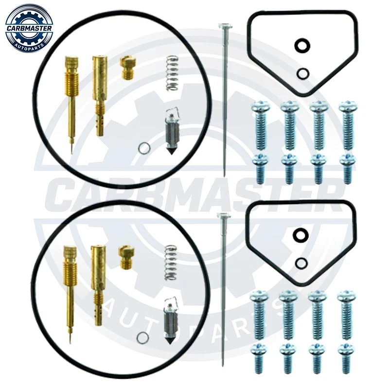 2 Sets Kawasaki Vulcan 750 VN750 1987-2006 Carburetor Rebuild Kit Jets & Gaskets Foto 1 de 4