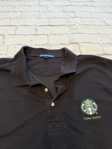 Starbucks 3XL Poloshirt Unisex Schwarz Classic Logo Kurzarm Barista - Bild 1 von 7
