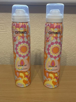 Amika Perk Up Dry Shampoo 64ml X 2 - Image 1 of 2