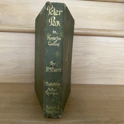 J M BARRIE - PETER PAN IN KENSINGTON GARDENS 24 plates ARTHUR RACKHAM 1910   - Image 1 of 4