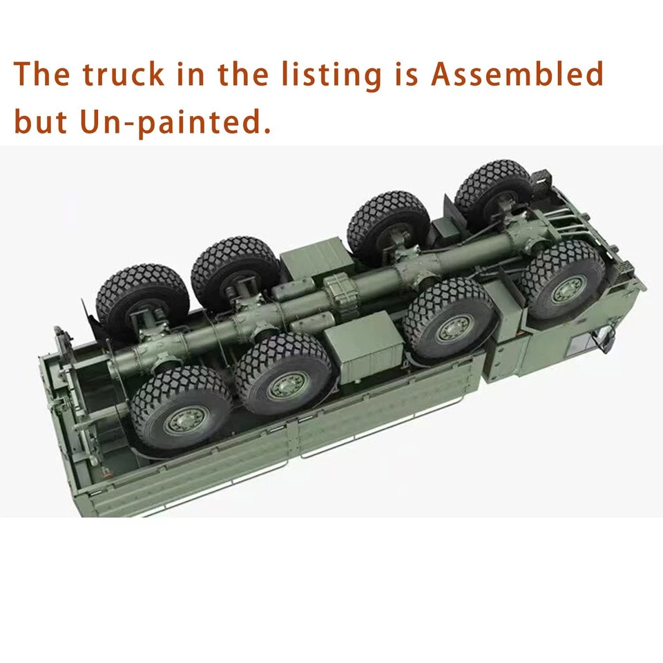 1/14 RC Off-road Metal Truck Crawler T815 3 Speed Transmission 8*8 Lights Sounds - Image 1 of 1