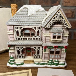 Colonial Christmas Village by Geo Z. Lefton 1992 Mark Hall CWD 00719 W/ Box - Picture 1 of 8