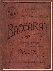 PDF catalogue CRISTALLERIE BACCARAT + 1903 - 1904 + ARTICLE D' ECLAIRAGE cristal - Picture 1 of 15