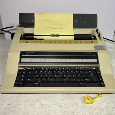 Vintage Nakajima AE-710 Electronic Typewriter EW-1000, Tested/Works, Ribbon - Image 1 of 4