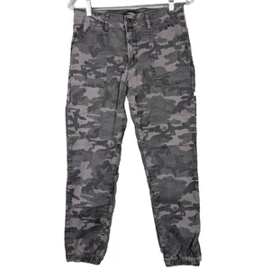 Prosperity Hose Damen Camouflage Cropped Denim Gummizug unten Jogger grau Gr. M - Bild 1 von 15
