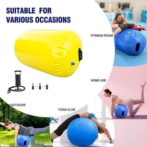 Air Roller Gymnastics Barrel Back Handspring Trainer for Gym Fitness Outdoor - Picture 1 of 31