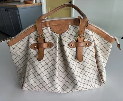 Rioni Ruched Saddle Leather Purse - Image 1 of 4