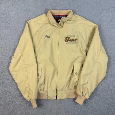 VTG Danco Construction Large Satin Bomber King Louie Indiana Workwear Quit Lined - Image 1 of 4